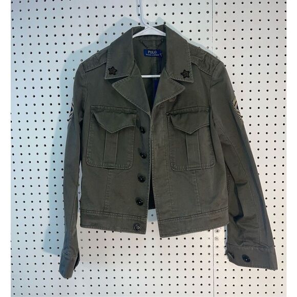 Polo Ralph Lauren military denim jacket - Picture 1 of 11